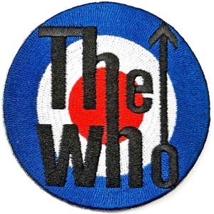 The Who - Target Logo Woven Patch i gruppen MERCHANDISE / Merch / Pop-Rock hos Bengans Skivbutik AB (5538566)