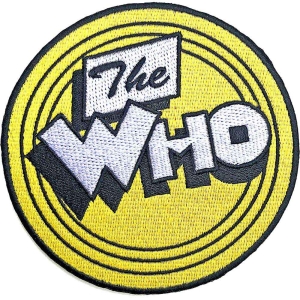The Who - Yellow Circle Woven Patch i gruppen MERCHANDISE / Merch / Pop-Rock hos Bengans Skivbutik AB (5538568)