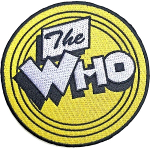 The Who - Yellow Circle Woven Patch i gruppen MERCHANDISE / Tygmärke / Pop-Rock hos Bengans Skivbutik AB (5538568)