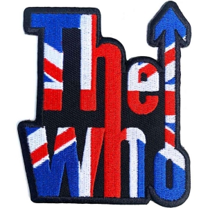 The Who - Union Jack Woven Patch i gruppen MERCHANDISE / Tygmärke / Pop-Rock hos Bengans Skivbutik AB (5538569)