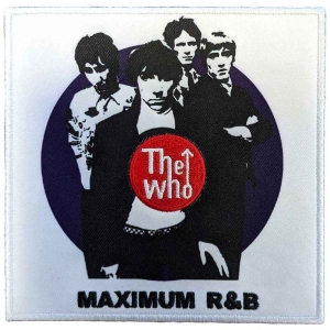 The Who - Maximum R&B Printed Patch i gruppen MERCHANDISE / Merch / Pop-Rock hos Bengans Skivbutik AB (5538570)