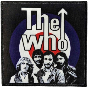 The Who - Band Photo Printed Patch i gruppen MERCHANDISE / Merch / Pop-Rock hos Bengans Skivbutik AB (5538574)