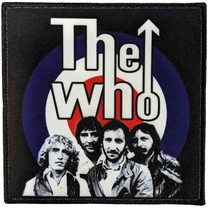 The Who - Band Photo Printed Patch i gruppen MERCHANDISE / Tygmärke / Pop-Rock hos Bengans Skivbutik AB (5538574)