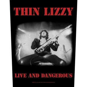 Thin Lizzy - Live & Dangerous Back Patch i gruppen MERCHANDISE / Tygmärke / Hårdrock hos Bengans Skivbutik AB (5538580)
