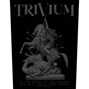 Trivium - In The Court Of The Dragon Back Patch i gruppen MERCHANDISE / Merch / Hårdrock hos Bengans Skivbutik AB (5538584)