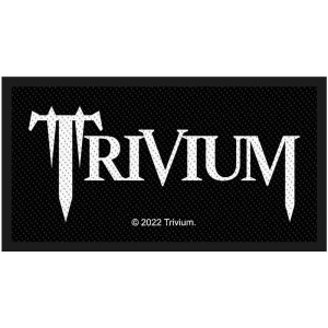 Trivium - Logo Standard Patch i gruppen MERCHANDISE / Tygmärke / Hårdrock hos Bengans Skivbutik AB (5538585)
