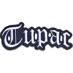 Tupac - Cut-Out Logo Woven Patch i gruppen MERCHANDISE / Tygmärke / Hip Hop-Rap hos Bengans Skivbutik AB (5538589)