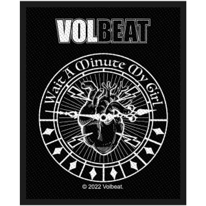 Volbeat - Wait A Minute My Girl Standard Patch i gruppen MERCHANDISE / Merch / Hårdrock hos Bengans Skivbutik AB (5538610)