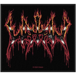 Watain - Flaming Logo Standard Patch i gruppen MERCHANDISE / Tygmärke / Hårdrock hos Bengans Skivbutik AB (5538615)