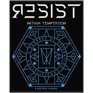 Within Temptation - Resist Hexagon Standard Patch i gruppen MERCHANDISE / Merch / Hårdrock hos Bengans Skivbutik AB (5538619)