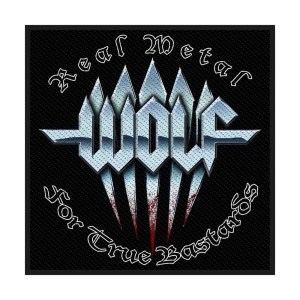 Wolf - Real Metal Standard Patch i gruppen MERCHANDISE / Tygmärke / Hårdrock hos Bengans Skivbutik AB (5538620)