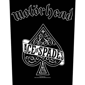 Motorhead - Ace Of Spades 2010 Back Patch i gruppen MERCHANDISE / Tygmärke / Hårdrock hos Bengans Skivbutik AB (5538640)