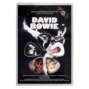 David Bowie - The Man Who Sold The World Plectrum Pack i gruppen MERCHANDISE / Merch / Pop-Rock hos Bengans Skivbutik AB (5538645)