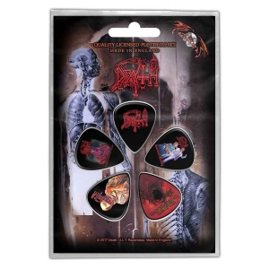 Death - Albums Plectrum Pack i gruppen MERCHANDISE / Merch / Hårdrock hos Bengans Skivbutik AB (5538646)