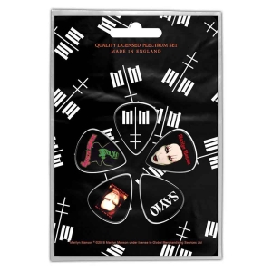 Marilyn Manson - Mm Plectrum Pack i gruppen MERCHANDISE / Merch / Hårdrock hos Bengans Skivbutik AB (5538648)