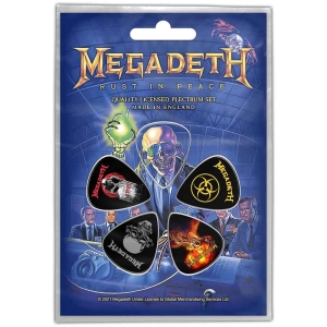 Megadeth - Rust In Peace Plectrum Pack i gruppen MERCHANDISE / Merch / Hårdrock hos Bengans Skivbutik AB (5538649)