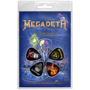 Megadeth - Rust In Peace Plectrum Pack i gruppen MERCHANDISE / Merch / Nyheter / Hårdrock hos Bengans Skivbutik AB (5538649)