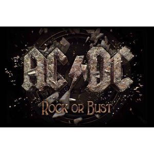 Ac/Dc - Rock Or Bust Textile Poster i gruppen MERCHANDISE / Merch / Hårdrock hos Bengans Skivbutik AB (5538668)