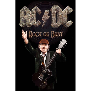 Ac/Dc - Rock Or Bust/Angus Textile Poster i gruppen MERCHANDISE / Merch / Hårdrock hos Bengans Skivbutik AB (5538669)