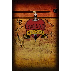 Alice Cooper - School's Out Textile Poster i gruppen MERCHANDISE / Merch / Hårdrock hos Bengans Skivbutik AB (5538677)