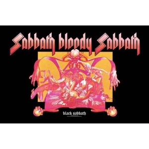 Black Sabbath - Sabbath Bloody Sabbath Textile Poster i gruppen MERCHANDISE / Merch / Hårdrock hos Bengans Skivbutik AB (5538682)
