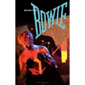 David Bowie - Let's Dance Textile Poster i gruppen MERCHANDISE / Merch / Pop-Rock hos Bengans Skivbutik AB (5538696)