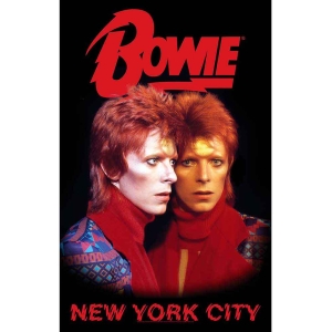 David Bowie - New York City Textile Poster i gruppen MERCHANDISE / Merch / Pop-Rock hos Bengans Skivbutik AB (5538697)