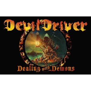 Devildriver - Dealing With Demons Textile Poster i gruppen MERCHANDISE / Merch / Hårdrock hos Bengans Skivbutik AB (5538699)