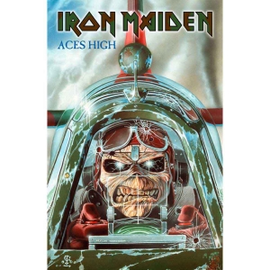 Iron Maiden - Aces High Textile Poster i gruppen MERCHANDISE / Merch / Hårdrock hos Bengans Skivbutik AB (5538713)