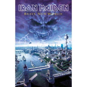 Iron Maiden - Brave New World Textile Poster i gruppen MERCHANDISE / Merch / Hårdrock hos Bengans Skivbutik AB (5538714)