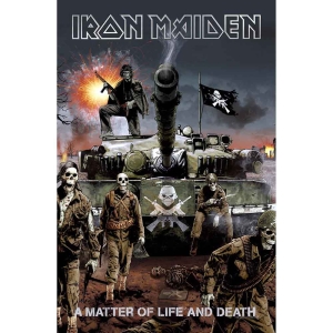 Iron Maiden - A Matter Of Life And Death Textile Poster i gruppen MERCHANDISE / Merch / Hårdrock hos Bengans Skivbutik AB (5538715)