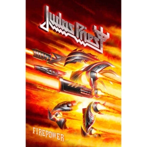 Judas Priest - Firepower Textile Poster i gruppen MERCHANDISE / Merch / Hårdrock hos Bengans Skivbutik AB (5538721)