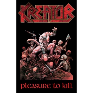 Kreator - Pleasure To Kill Textile Poster i gruppen MERCHANDISE / Merch / Hårdrock hos Bengans Skivbutik AB (5538724)