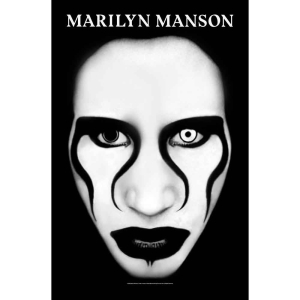 Marilyn Manson - Defiant Face Poster i gruppen MERCHANDISE / Merch / Hårdrock hos Bengans Skivbutik AB (5538732)