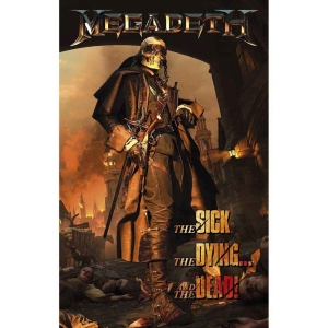Megadeth - The Sick, The Dying And.. Textile Poster i gruppen MERCHANDISE / Merch / Hårdrock hos Bengans Skivbutik AB (5538735)
