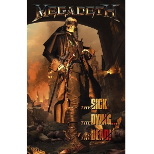 Megadeth - The Sick, The Dying And The Dead Textile Poster i gruppen MERCHANDISE / Merch / Hårdrock hos Bengans Skivbutik AB (5538735)