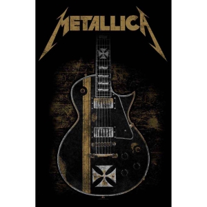 Metallica - Hetfield Guitar Textile Poster i gruppen MERCHANDISE / Merch / Hårdrock hos Bengans Skivbutik AB (5538737)