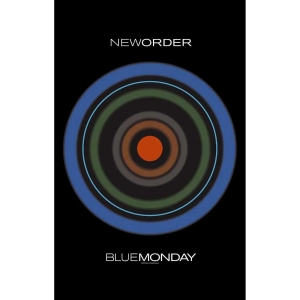 New Order - Blue Monday Textile Poster i gruppen MERCHANDISE / Merch / Pop-Rock hos Bengans Skivbutik AB (5538751)