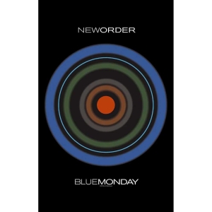 New Order - Blue Monday Textile Poster i gruppen MERCHANDISE / Merch / Pop-Rock hos Bengans Skivbutik AB (5538751)
