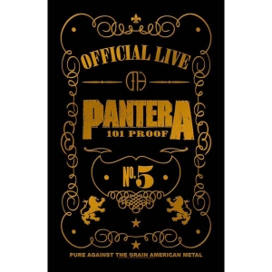 Pantera - 101 Proof Textile Poster i gruppen MERCHANDISE / Merch / Hårdrock hos Bengans Skivbutik AB (5538757)