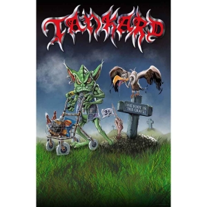 Tankard - One Foot In The Grave Textile Poster i gruppen MERCHANDISE / Merch / Hårdrock hos Bengans Skivbutik AB (5538770)