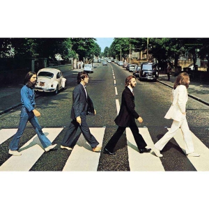The Beatles - Abbey Road Textile Poster i gruppen MERCHANDISE / Merch / Pop-Rock hos Bengans Skivbutik AB (5538774)