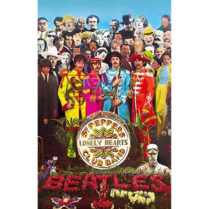 The Beatles - Sgt Pepper Textile Poster i gruppen MERCHANDISE / Merch / Pop-Rock hos Bengans Skivbutik AB (5538775)