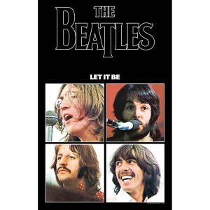 The Beatles - Let It Be Textile Poster i gruppen MERCHANDISE / Merch / Pop-Rock hos Bengans Skivbutik AB (5538776)