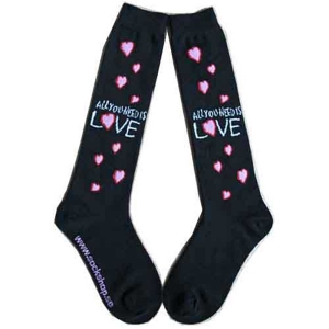 The Beatles - All You Need Is Love Lady Bl Knee Socks i gruppen MERCHANDISE /  /  hos Bengans Skivbutik AB (5538792)