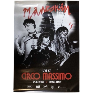 Maneskin - Live At Circo Massimo 2022 Poster i gruppen MERCHANDISE / Merch / Pop-Rock hos Bengans Skivbutik AB (5538816)