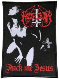 Marduk - Patch Fuck Me Jesus (12 X 8,8 Cm) i gruppen MERCHANDISE / Tygmärke / Hårdrock hos Bengans Skivbutik AB (5538891)