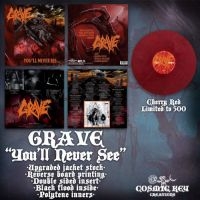 Grave - Youll Never See (Cherry Red Vinyl L i gruppen VINYL / Kommande / Hårdrock hos Bengans Skivbutik AB (5539137)