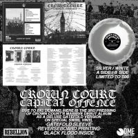 Crown Court - Capital Offence (Silver/White Swirl i gruppen VINYL / Pop-Rock hos Bengans Skivbutik AB (5539562)
