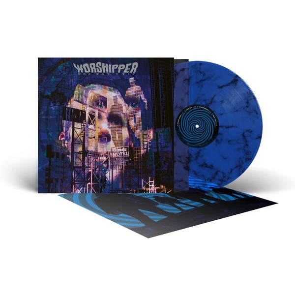 Worshipper - One Way Trip (Blue Marbled Vinyl Lp) i gruppen VINYL / Hårdrock hos Bengans Skivbutik AB (5539806)
